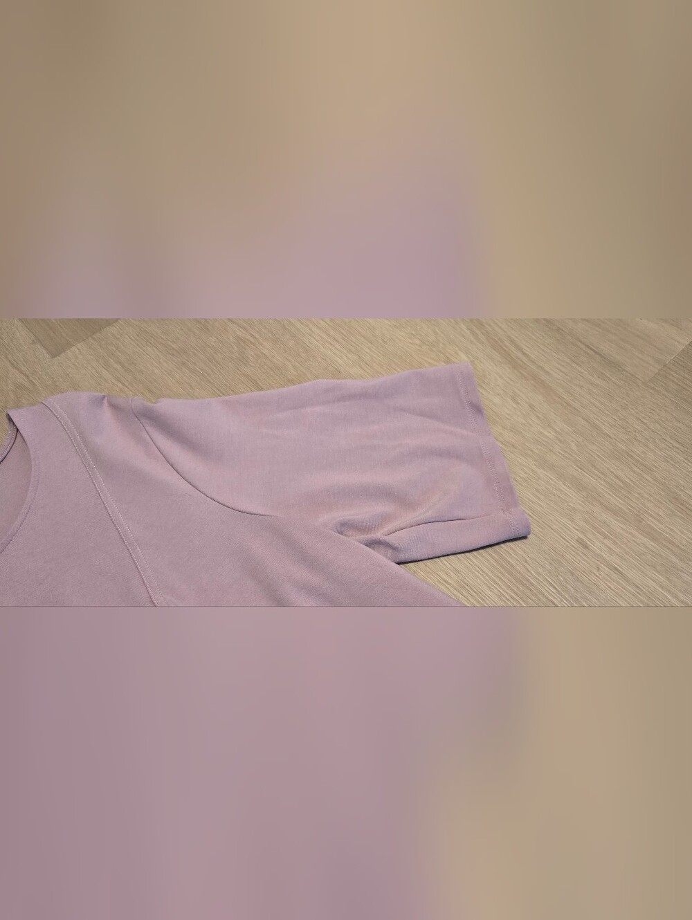 J. Jill Wearever Collection Scoop Crew Neck Purple Mauve Pink Lavender Shirt - Picture 4 of 9